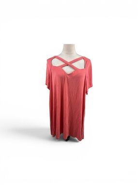 torrid Coral Super Soft Knits Top size 2-2X/18-20